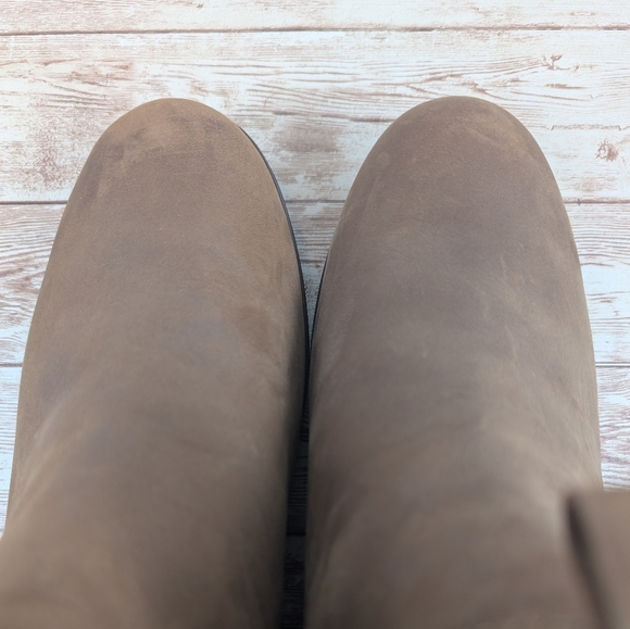 Merrell Leather Waterproof Ankle Booties Leather Brown / Tan Women's Size 8 - Picture 10 of 16